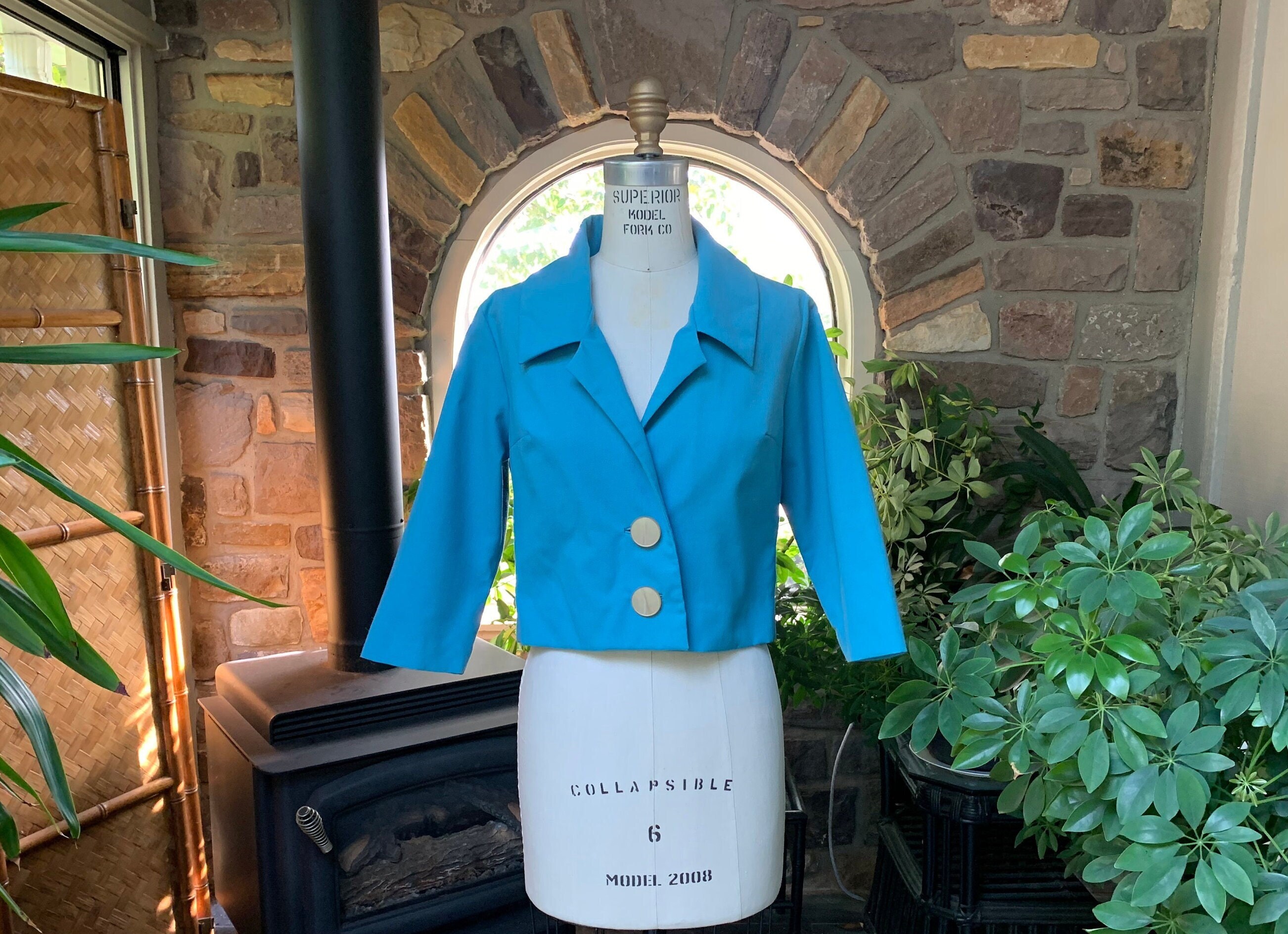 50s Gabardine Jacket - Etsy