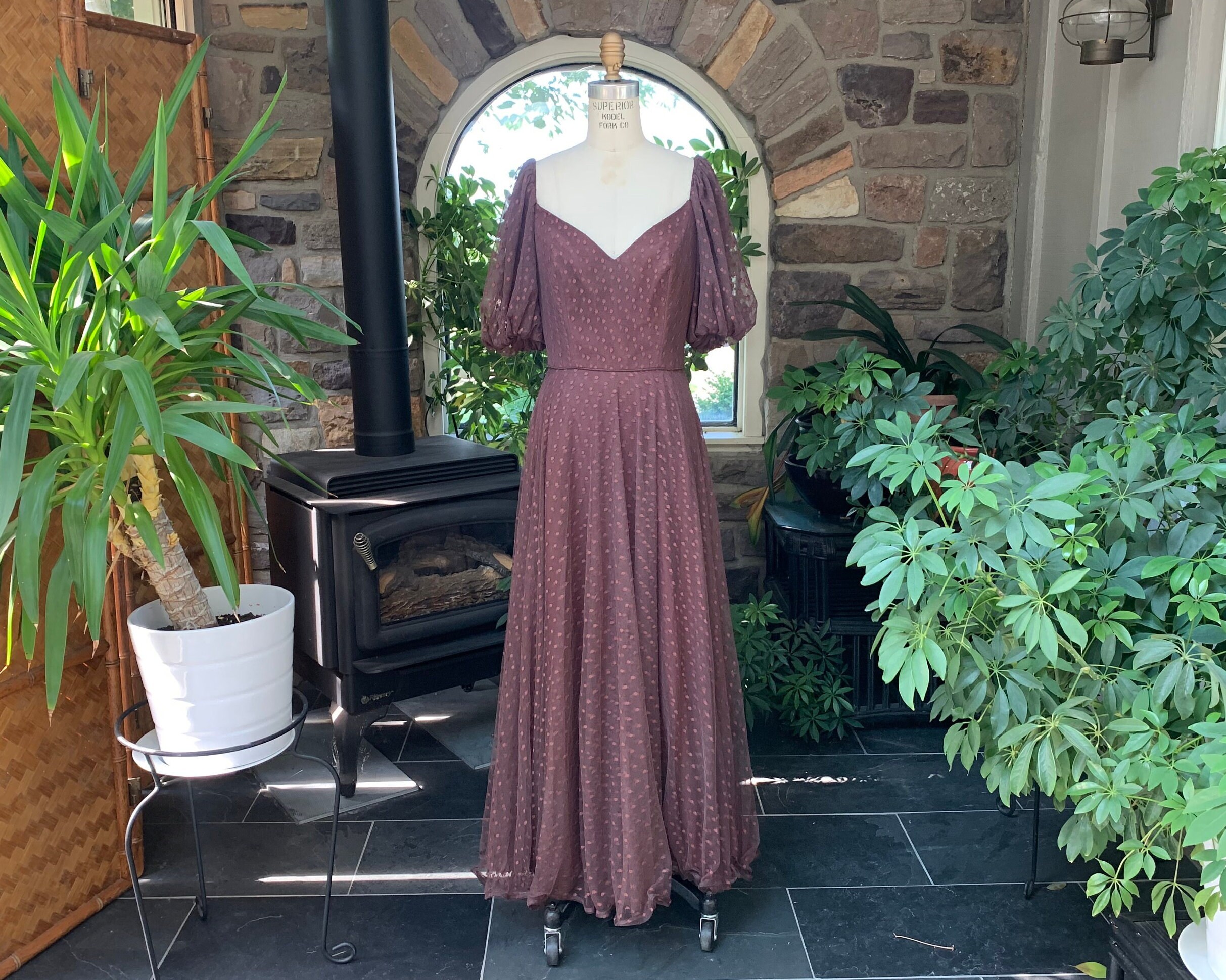 Brown Tea Dress - Etsy
