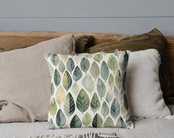 Faux Suede Accent Pillow - Lush Leaf Botanical Home Decor