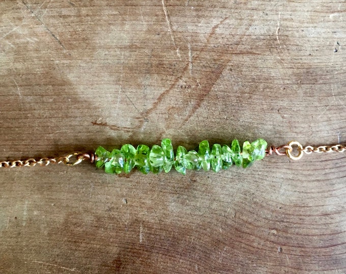 Peridot Choker Necklace