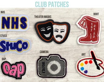Benutzerdefinierte Club Letterman Chenille Patch Personalisierte Varsity Sport Patches Anpassen