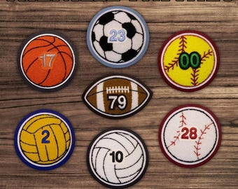 Sport Custom Chenille Patch for Letterman Jacket Personalized Varsity Emblem Custom Color Design