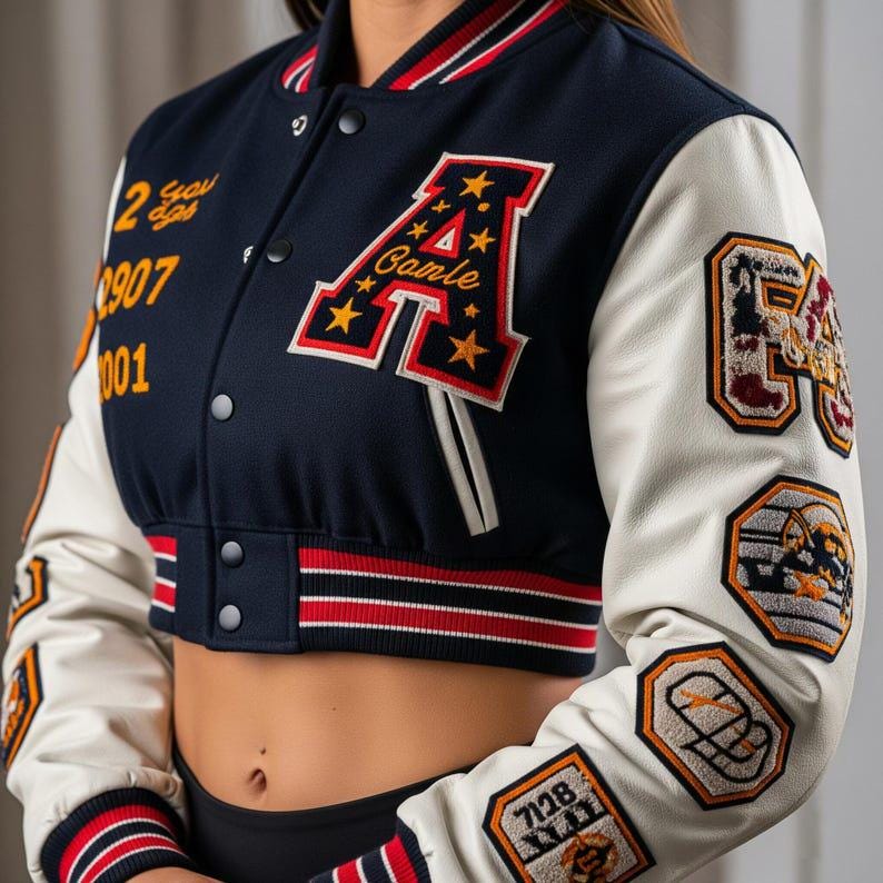 Varsity Jacket Lettering Custom Varsity Jacket | Personalized Letterman Jacket | Chenille or ...