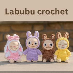 Smiling Bunny Crochet Pattern - Amigurumi Monster Bunny Tutorial (PDF File)