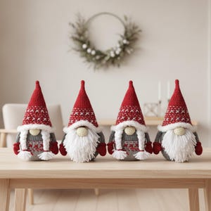 Weihnachtswichtel Häkelanleitung – Amigurumi Weihnachtsdeko PDF