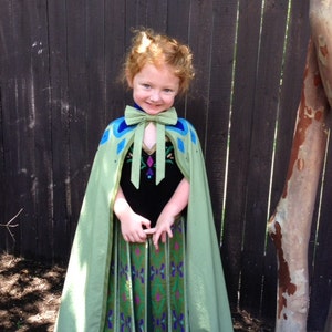 Frozen Princess Anna Inspired Coronation Cape PDF Pattern, Sizes 4-12 image 4