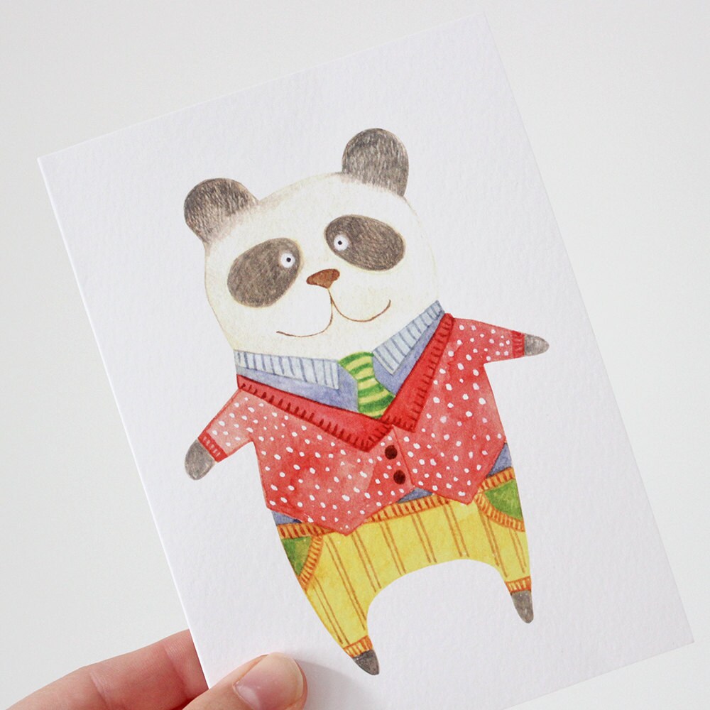 Panda Greeting Card