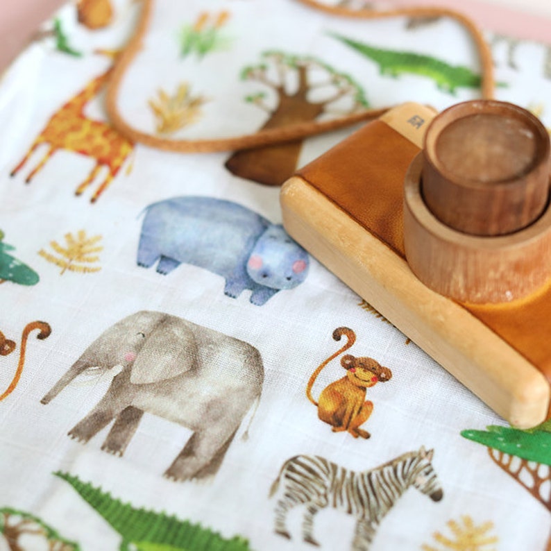 African Safari Muslin Squares Burp Cloths Muslins Etsy