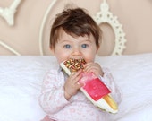 Fab Eis Creme Baby Rassel Baby Geschenk Baby Dusche Geschenk