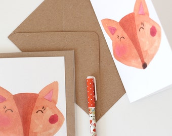 Fox Greeting Card