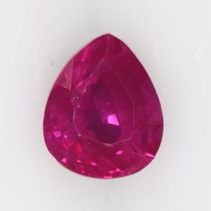 Ruby 0.55 cts | 5.3 x 4.39 x 3.07 mm Pear | Loose Gemstone