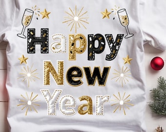 Faux Glitter Coquette Bow Png, Retro Happy New Year 2026 PNG, Black and Gold Disco Ball PNG, Trendy New Year New Praise Png, Hello 2026 Png