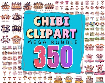 Cheer PNG Bundle, Chibi Cheer Leader Character Cheer Season PNG File,Pom Pom Clipart PNG,Pink Cheer Digital Download,Cheerleading Png Bundle