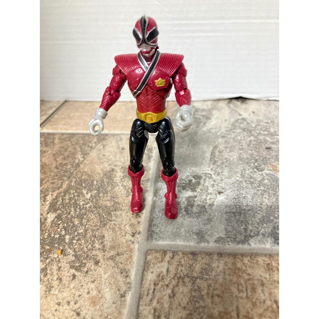 Power Ranger Red Ranger Action Figure Power Rangers Samurai Red Ranger Action Figure Toy - Etsy