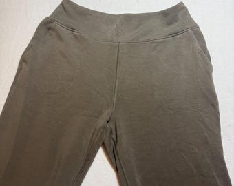 Pantaloni della tuta da jogging verde oliva da donna SAGE COLLECTIVE, taglia L, vestibilità comoda