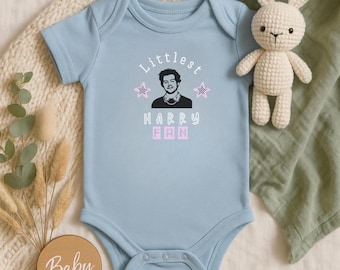 Kleiner Harry Fan Onesie-Babyparty-Geschenk, Styles Fanclub-Bodysuit, Kuss und Disco Pop-Star inspiriert Neugeborener Baby Onesie