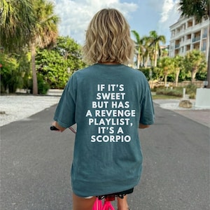 Scorpio Zodiac Sign Birthday TShirt, Scorpio Bday Gift for Best Friend, Funny Scorpio Traits, Astrology Lovers Gift