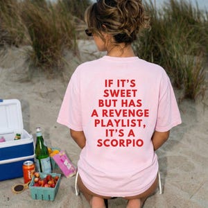 Scorpio Zodiac Sign Birthday TShirt, Scorpio Bday Gift for Best Friend, Funny Scorpio Traits, Astrology Lovers Gift
