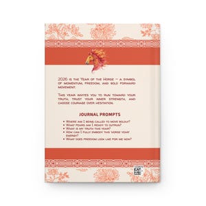 Year of the Horse 2026 Journal | Chinese Zodiac Horse Planner | Manifestation Notebook for New Year Intentions & Personal Growth