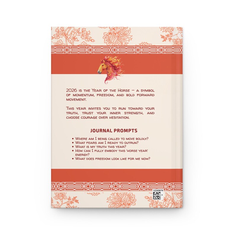 Year of the Horse 2026 Journal | Chinese Zodiac Horse Planner | Manifestation Notebook for New Year Intentions & Personal Growth