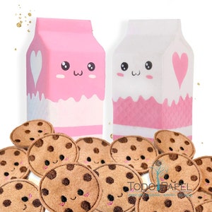 Kawaii Milk Carton Squishy. Stress Relief Toys for grown ups or Kitchen Pretend Play for Little Bakers. Slow Rising spongy toys.