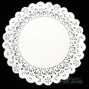 16&quot; White Paper Doilies - Normandy Lace Style for Special events Table Decoration - Weddings, Parties - Stylish Placemats, Plate Chargers