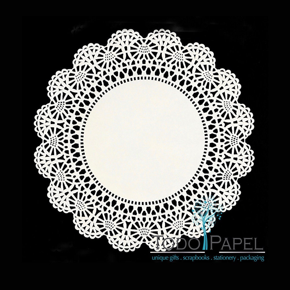 50pcs White Lace Paper Doilies Placemats DIY Box Packaging Gift Wrap Paper  Crafts For Wedding Party Favors Table Decoration Mat