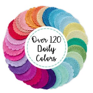 Toalhinhas de papel artesanais em cores sortidas - Decoração de mesa para festas (pacote com 50)