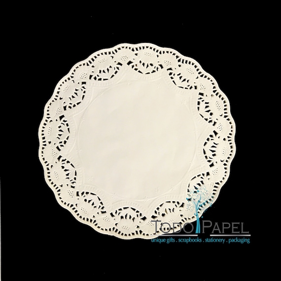 16-Piece White Lace Paper Doilies Set - Wedding, Party Decor, Scrapbooking & Craft Supplies 3 thumbnail image