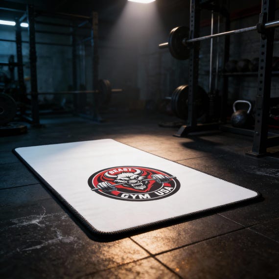 Gaming Mouse Pad Beast Gym USA, Gamer Gift, Fitness Decor, Workout Motivation, Home Office Accessory