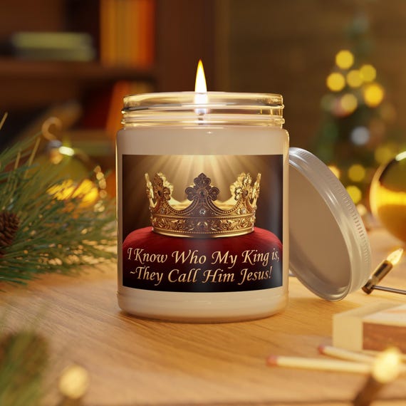 Christian Gift | Soy Candle, Vanilla Bean Scented 9oz
