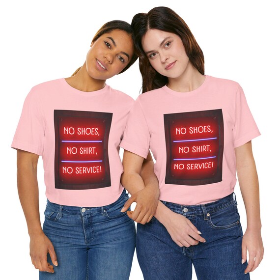 Neon Sign Graphic Tee | No Shoes No Shirt