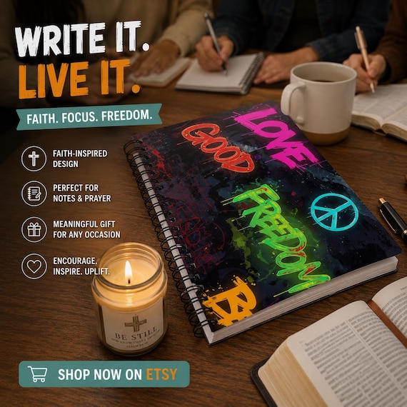 Positivity Themed  Graffiti Style Spiral Notebook | Ruled| Journal Notebook| Gift for Teens
