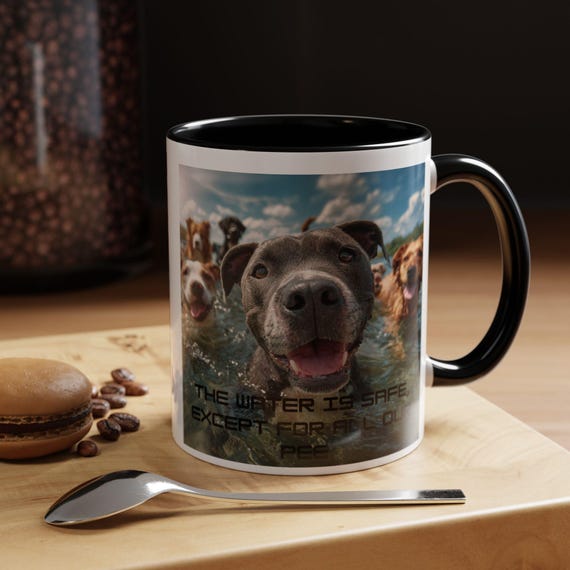 Playful Dog-Themed Coffee Mug| Funny Dog Lover Mug
