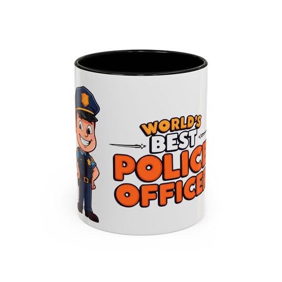 Best Police Mugs | Coffee Cup 11oz 15oz | Law Enforcement Appreciation First Responders, Ceramic