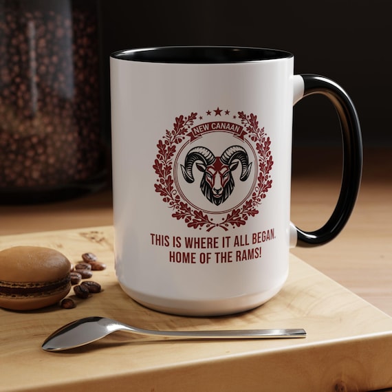 New Canaan Mug | Alumni Coffee Cup| Ceramic Design for Graduates & Fans