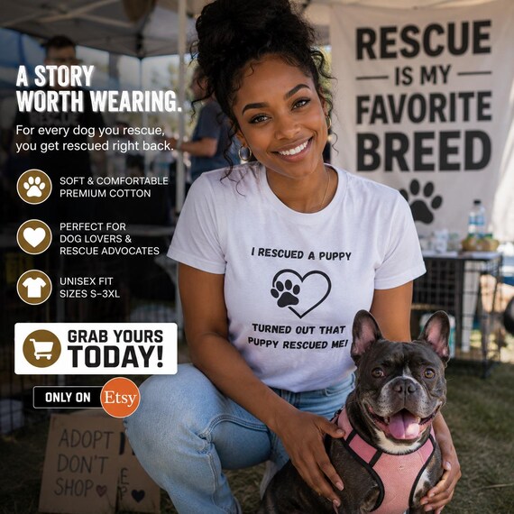 Animal Rescue Shirt, Unisex Breathable Short Sleeve Tee