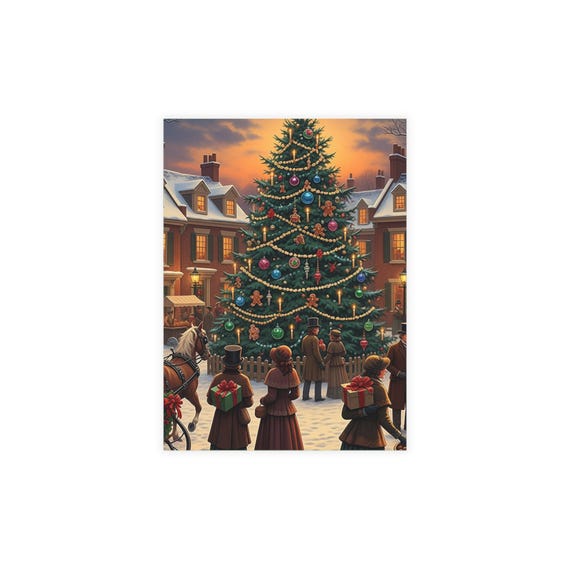 Postcard Bundles (envelopes included) Vintige Christmas Scene