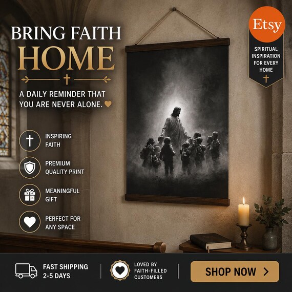 Jesus Risen with Children Tapestry | Religious Christian Wall Art