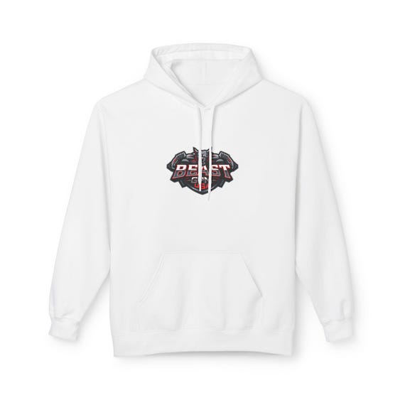 Gym Gear Hoodie | Retro Gothic Workout Graphic Logo Unisex Fleece