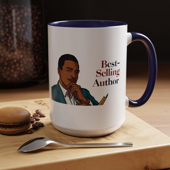 Best-Selling Author Mug | Accent Coffee Mug 11oz or 15oz| Gift for Authors and Writers