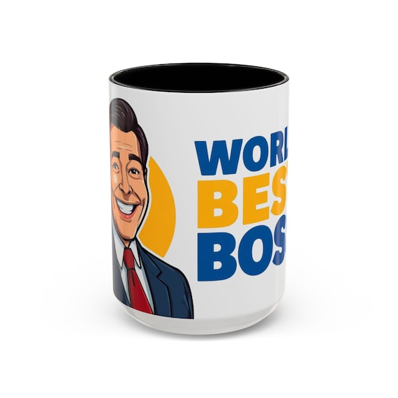 World's Best Boss Coffee Mug | Funny Office Boss Mug| Gift for Best Boss