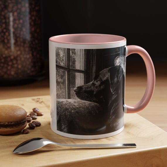 Black Lab Portrait Coffee Mug | Dog Lover Gift
