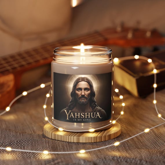 Yahshua Is My King Soy Candle | Christian Gift