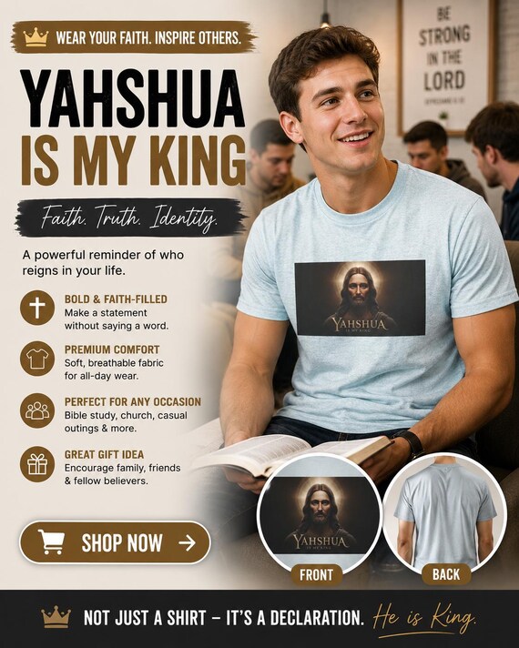Yahshua Portrait Tee | Religious Christian Shirt