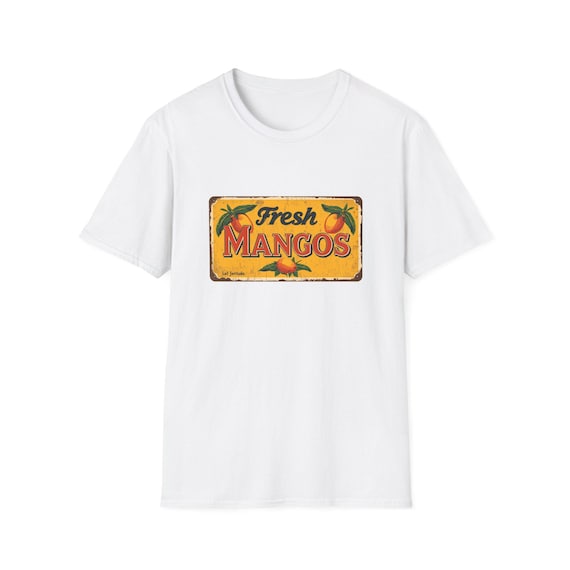 Fresh Mangos T| Tropical Fruit Graphic, Summer Vibe, Unisex Casual Shirt, Farmers Market