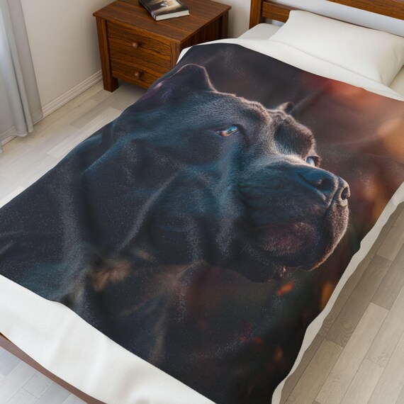 Velveteen Blanket, Cozy Pet Lover cozy soft throw.