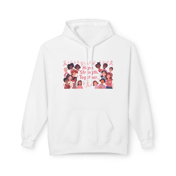 Breast Cancer Awareness Women Together Hoodie | Pink Ribbon Support| Unisex Tee