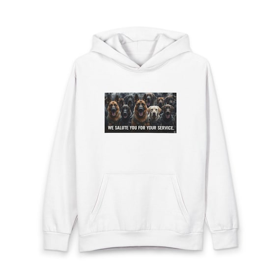 Unisex Urban Pullover Hoodie honoring Military and Police K9s for their service