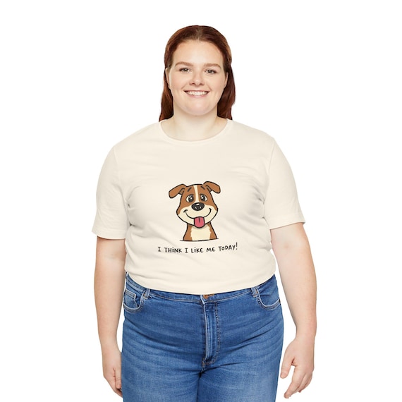 Dog Message Tee,  | Puppy Illustration | Unisex Casual Pup Owner Shirt Lightweight